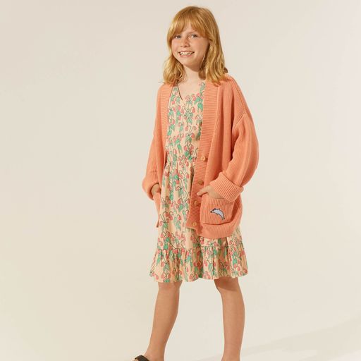 Peach Cardigan - The Campamento