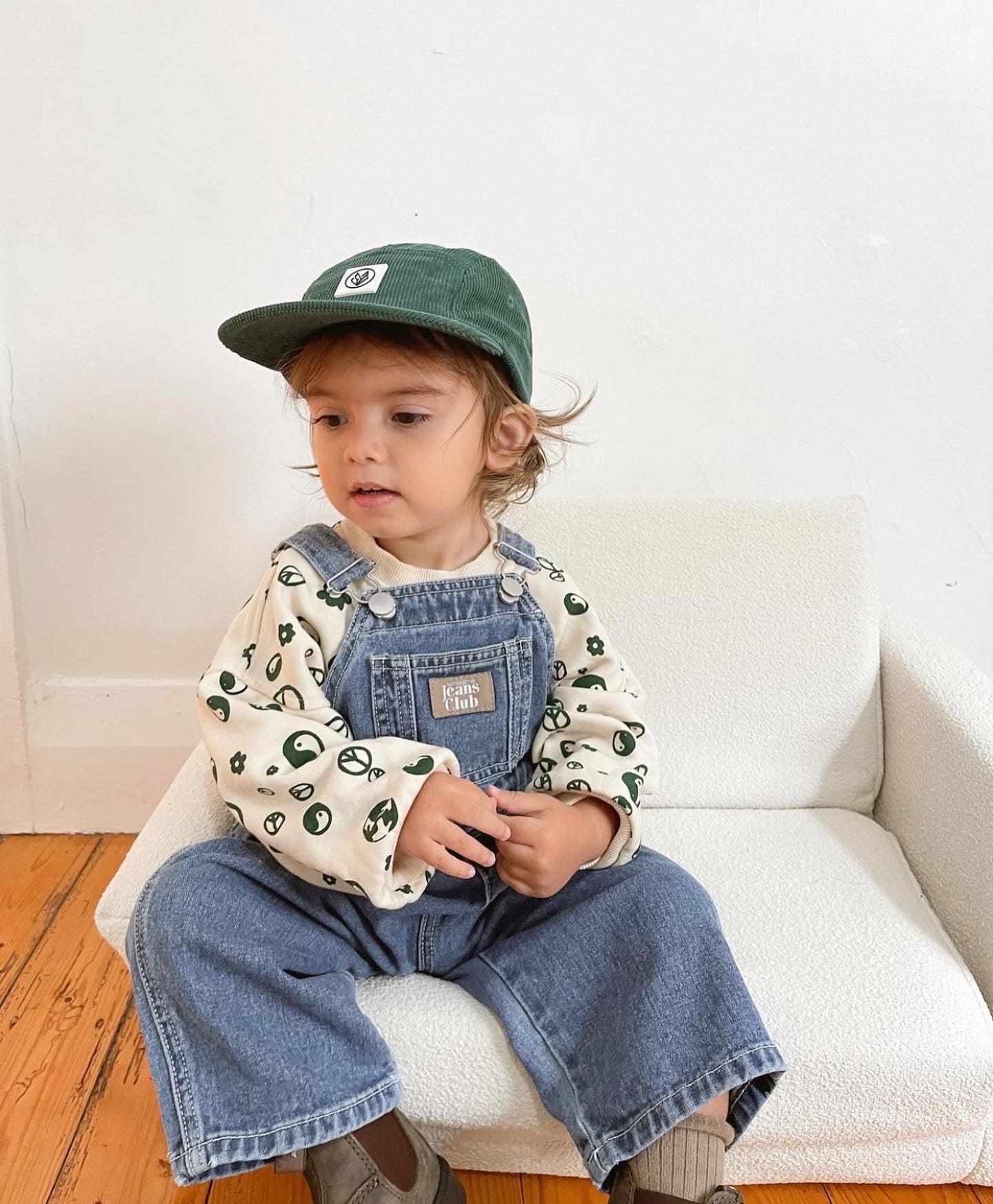 Teen Spirit Overall ,Mid Blue Denim-Twin Collective