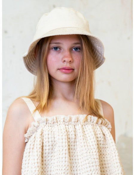 Top Suspenders ,Ecru Jaquard - Belle Chiara