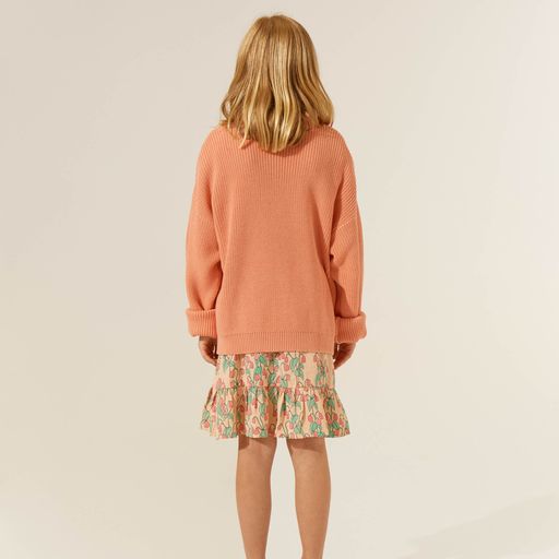 Peach Cardigan - The Campamento